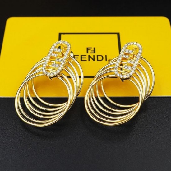 FENDI Attractive Style 2024SS Earrings FENDI Attractive Style 2024SS Earrings