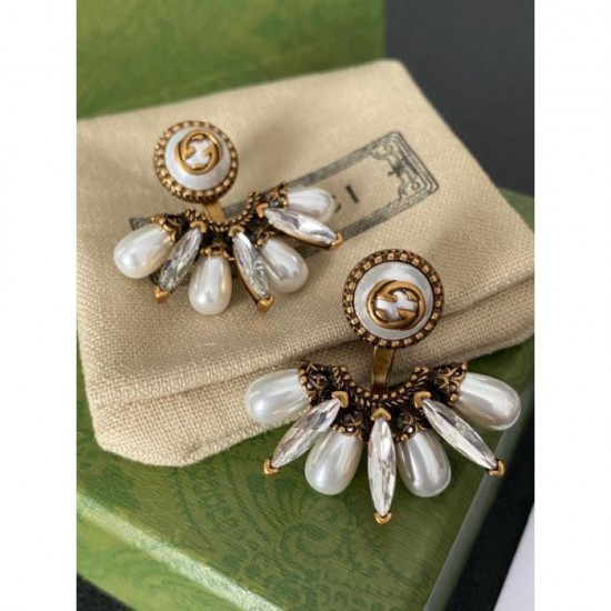 2024SS GUCCI Gucci earrings Now very popular among celebrities 2024SS GUCCI Gucci earrings Now very popular among celebrities