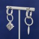 2024SS LOEWE Loewe earrings Items that bring out the texture of the material 2024SS LOEWE Loewe earrings Items that bring out the texture of the material