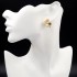 2024SS LOUIS VUITTON Louis Vuitton earrings adult simple