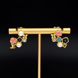 2024SS LOUIS VUITTON Louis Vuitton earrings adult simple
