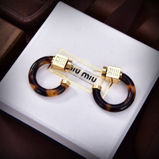 Latest arrival 2024SS earrings MIU MIU Miu Miu Latest arrival 2024SS earrings MIU MIU Miu Miu