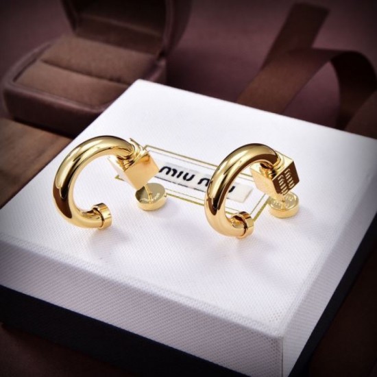 Highly recommended 2024SS earrings MIU MIU Miu Miu Highly recommended 2024SS earrings MIU MIU Miu Miu