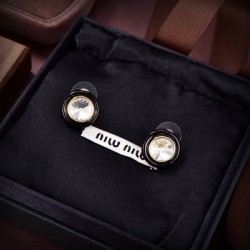 2024SS earrings with charm MIU MIU Miu Miu