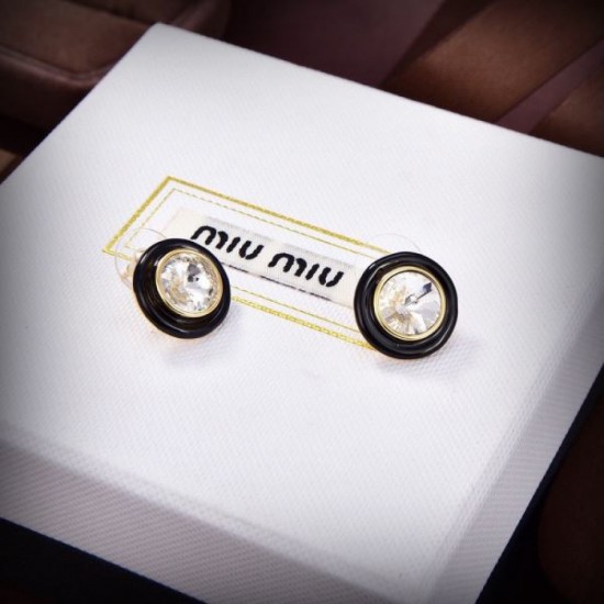2024SS earrings with charm MIU MIU Miu Miu 2024SS earrings with charm MIU MIU Miu Miu