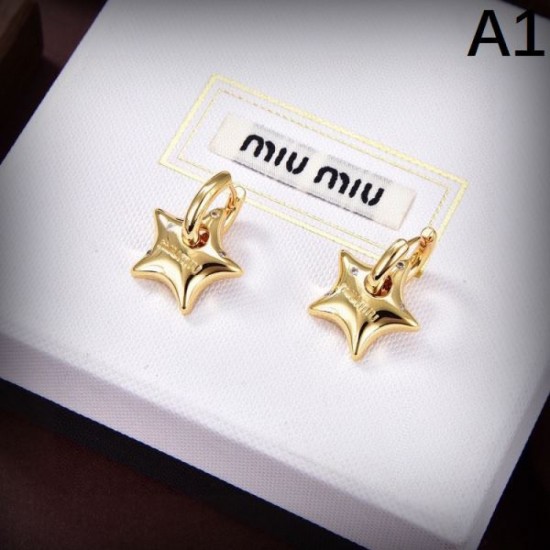 Limited quantity 2024SS earrings MIU MIU Miu Miu Limited quantity 2024SS earrings MIU MIU Miu Miu