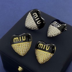 Super popular price 2024SS earrings MIU MIU Miu Miu