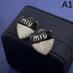 Super popular price 2024SS earrings MIU MIU Miu Miu