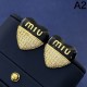 Super popular price 2024SS earrings MIU MIU Miu Miu Super popular price 2024SS earrings MIU MIU Miu Miu
