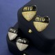 Super popular price 2024SS earrings MIU MIU Miu Miu Super popular price 2024SS earrings MIU MIU Miu Miu