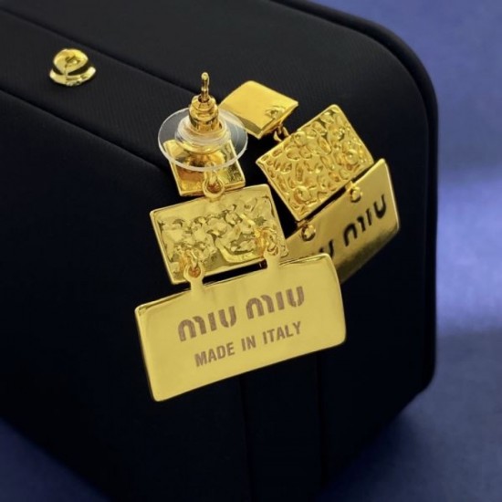 Sale early 2024SS earrings MIU MIU Miu Miu Sale early 2024SS earrings MIU MIU Miu Miu