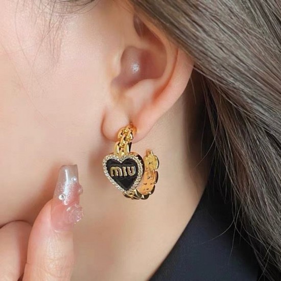 Stylish presence 2024SS earrings MIU MIU Miu Miu Stylish presence 2024SS earrings MIU MIU Miu Miu