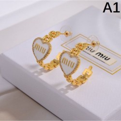 Stylish presence 2024SS earrings MIU MIU Miu Miu