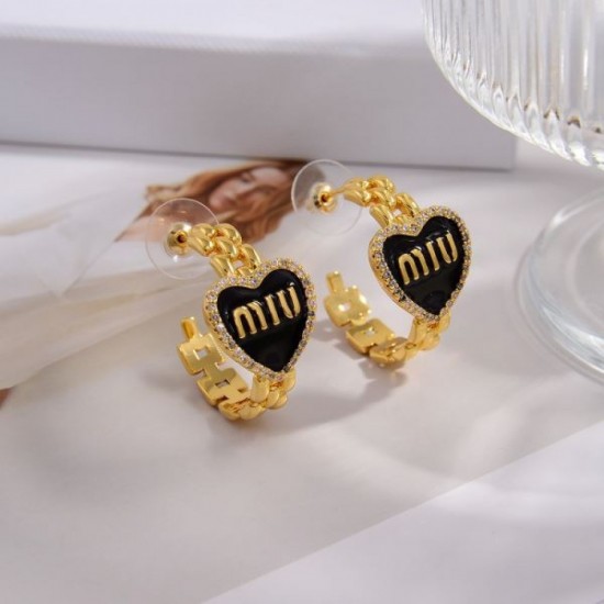 Stylish presence 2024SS earrings MIU MIU Miu Miu Stylish presence 2024SS earrings MIU MIU Miu Miu