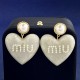 Limited Time Sale 2024SS Earrings MIU MIU Miu Miu Limited Time Sale 2024SS Earrings MIU MIU Miu Miu