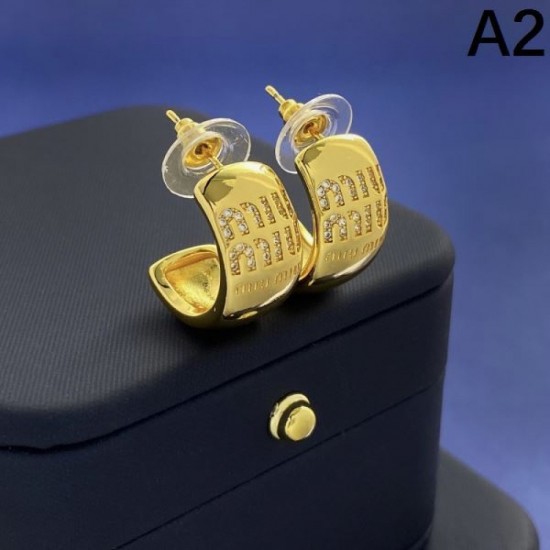Limited Edition Print 2024SS Earrings MIU MIU Limited Edition Print 2024SS Earrings MIU MIU