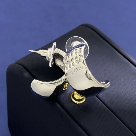 Limited Edition Print 2024SS Earrings MIU MIU Limited Edition Print 2024SS Earrings MIU MIU
