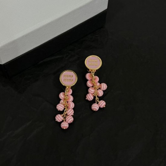 2024SS MIU MIU Miu Miu earrings summer adult casual 2024SS MIU MIU Miu Miu earrings summer adult casual