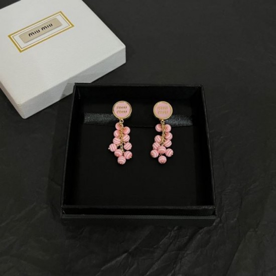 2024SS MIU MIU Miu Miu earrings summer adult casual 2024SS MIU MIU Miu Miu earrings summer adult casual