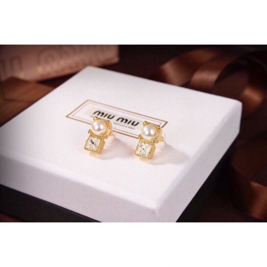 MIU MIU Miu Miu New Item 2024SS Earrings MIU MIU Miu Miu New Item 2024SS Earrings