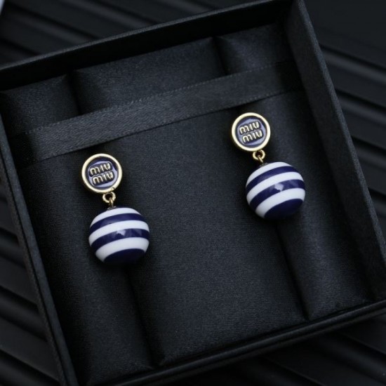 MIU MIU Miu Miu overseas popular 2024SS earrings MIU MIU Miu Miu overseas popular 2024SS earrings