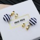 MIU MIU Miu Miu overseas popular 2024SS earrings MIU MIU Miu Miu overseas popular 2024SS earrings