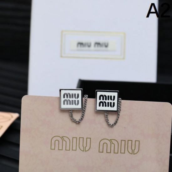 MIU MIU Highly Used 2024SS Earrings MIU MIU Highly Used 2024SS Earrings