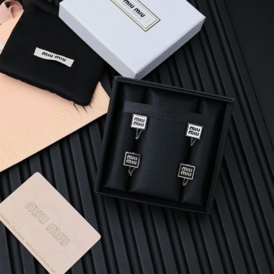MIU MIU Highly Used 2024SS Earrings MIU MIU Highly Used 2024SS Earrings