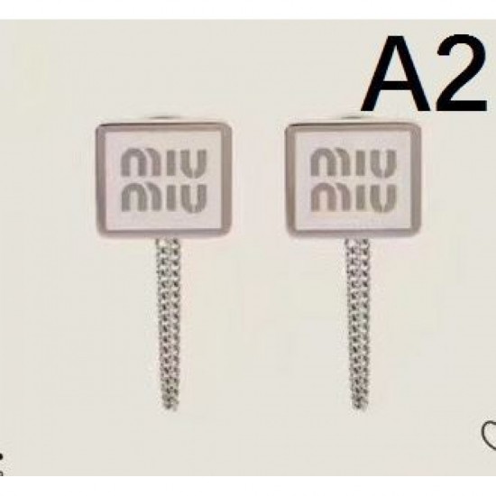 MIU MIU Extremely popular 2024SS earrings MIU MIU Extremely popular 2024SS earrings