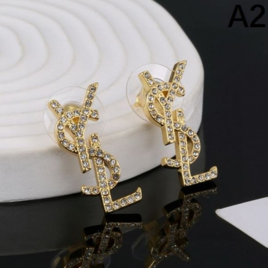 YSL Yves Saint Laurent support skyrockets 2024SS earrings YSL Yves Saint Laurent support skyrockets 2024SS earrings