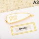 Trendy style! 2024SS Hair Ornament MIU MIU Miu Miu Trendy style! 2024SS Hair Ornament MIU MIU Miu Miu