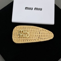 Stable new summer item 2024SS hair ornament MIU MIU Miu Miu