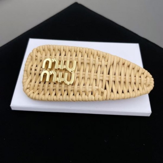 Stable new summer item 2024SS hair ornament MIU MIU Miu Miu Stable new summer item 2024SS hair ornament MIU MIU Miu Miu