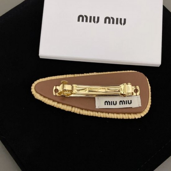 Stable new summer item 2024SS hair ornament MIU MIU Miu Miu Stable new summer item 2024SS hair ornament MIU MIU Miu Miu