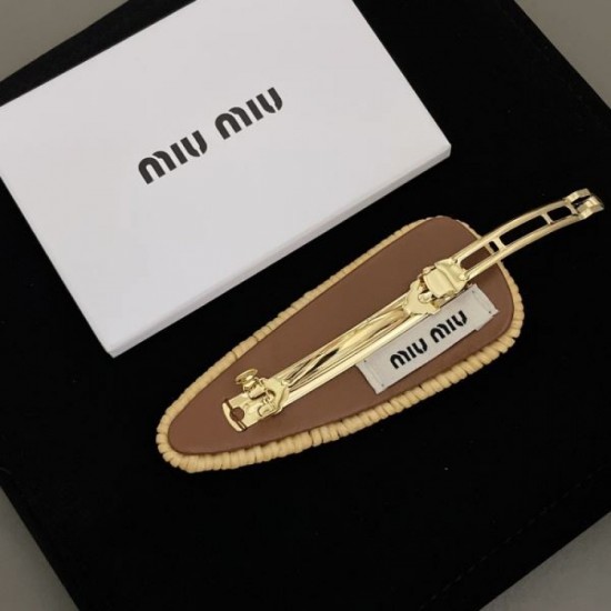 Stable new summer item 2024SS hair ornament MIU MIU Miu Miu Stable new summer item 2024SS hair ornament MIU MIU Miu Miu