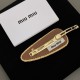 Stable new summer item 2024SS hair ornament MIU MIU Miu Miu Stable new summer item 2024SS hair ornament MIU MIU Miu Miu