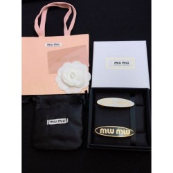 New Limited Quantity Sale 2024SS Hair Ornament MIU MIU Miu Miu