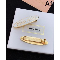 New Limited Quantity Sale 2024SS Hair Ornament MIU MIU Miu Miu