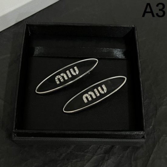MIU MIU Adult casual 2024SS hair ornament MIU MIU Adult casual 2024SS hair ornament