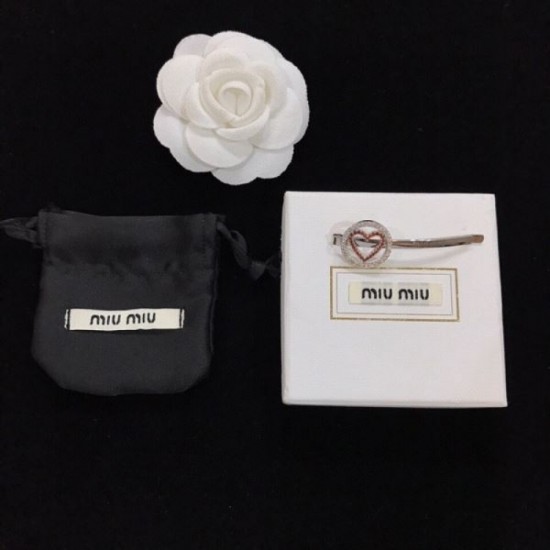 MIU MIU Miu Miu Super Rare Popular Sale 2024SS Hair Ornament MIU MIU Miu Miu Super Rare Popular Sale 2024SS Hair Ornament