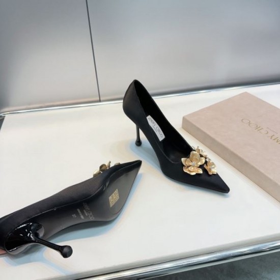 2024SS Elegant JIMMY CHOO Women's High Heels for Adults 2024SS Elegant JIMMY CHOO Women's High Heels for Adults