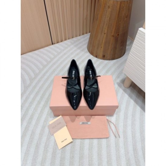 2024SS Scandinavian brand MIU MIU Miu Miu women's high heels 2024SS Scandinavian brand MIU MIU Miu Miu women's high heels
