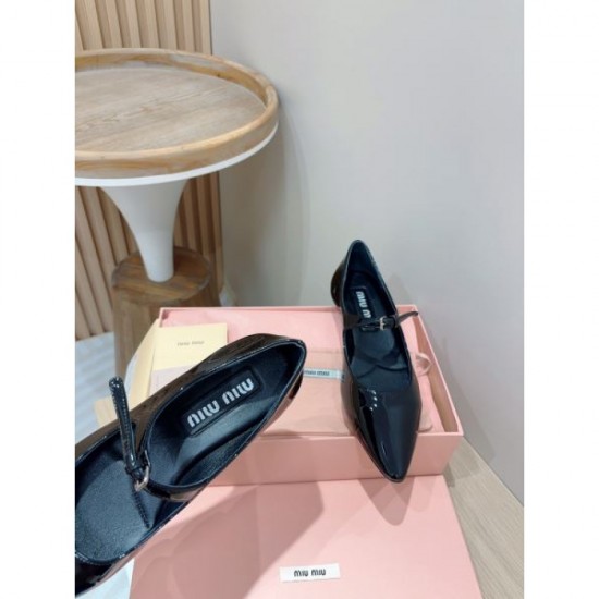 2024SS Scandinavian brand MIU MIU Miu Miu women's high heels 2024SS Scandinavian brand MIU MIU Miu Miu women's high heels