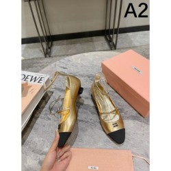 MIU MIU 2024FW Women's High Heels Very Satisfying New Winter Items