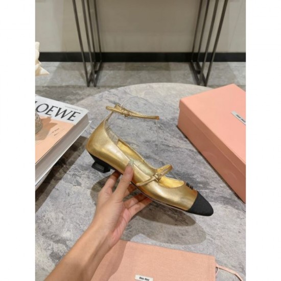MIU MIU 2024FW Women's High Heels Very Satisfying New Winter Items MIU MIU 2024FW Women's High Heels Very Satisfying New Winter Items
