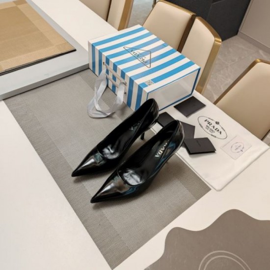 2024SS overwhelmingly popular item PRADA women's high heels 2024SS overwhelmingly popular item PRADA women's high heels