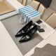 2024SS overwhelmingly popular item PRADA women's high heels 2024SS overwhelmingly popular item PRADA women's high heels