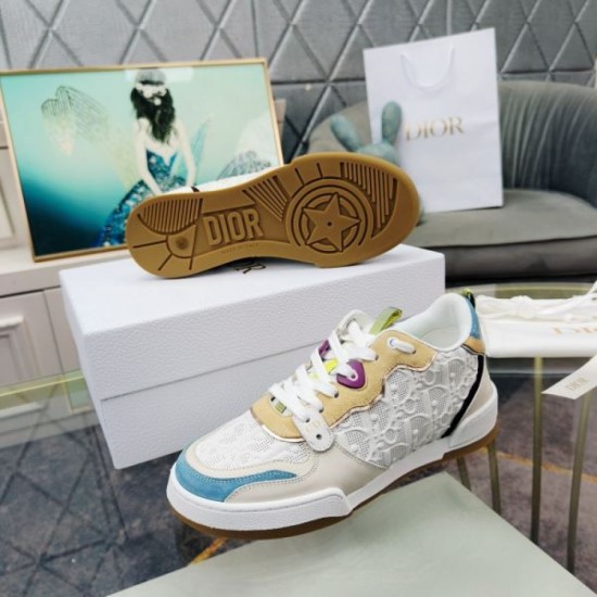 DIOR 2024FW Women's Casual Shoes Excellent Breathability DIOR 2024FW Women's Casual Shoes Excellent Breathability