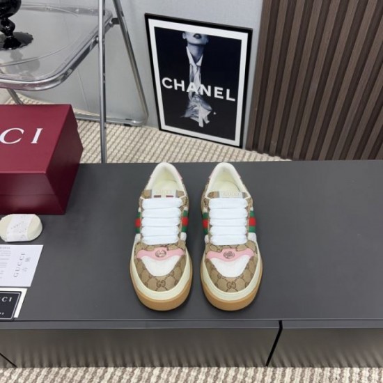 GUCCI 2024FW Women's casual shoes with sophisticated charm GUCCI 2024FW Women's casual shoes with sophisticated charm
