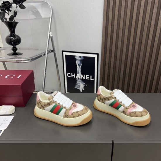 GUCCI 2024FW Women's casual shoes with sophisticated charm GUCCI 2024FW Women's casual shoes with sophisticated charm